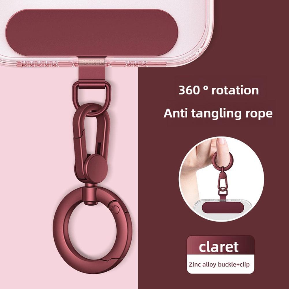 Metal Telefon Kradard Conta Yaması Döner Metal Toka Asma Çelik Klip Kart Kablosu Sekme Cep Telefon Aksesuarları