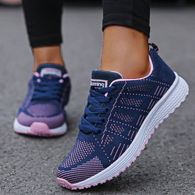 Kadın Sneaker 2025 Yeni Moda Platformu Kadın Ayakkabı Eğitmeleri Günlük Sneaker Kadın Dantel Yukarı Kadın Spor Ayakkabı Tenis Feminino